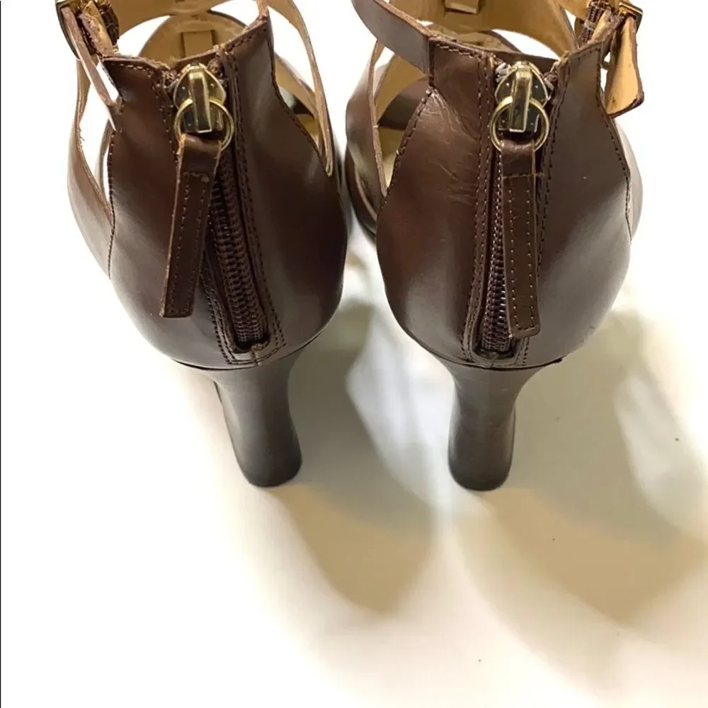 White House Black Market Bridget Wedge Sandals Size 9.5
